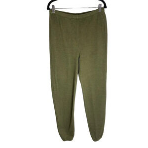 Year of Ours Slim Fit Green Jogger Pants-sz Large